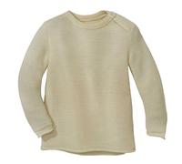 disana - Kid's Melange-Pullover - Merinopullover, Gr. 86-92, beige (Natur)