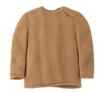 disana - Kid's Melange-Pullover - Merinopullover, Gr. 62-68, orange (Karamell)