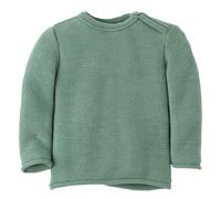 disana - Kid's Melange-Pullover - Merinopullover, Gr. 74-80, türkis (Jade)