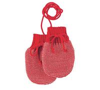 disana Baby Strick-Handschuhe Bio-Merinoschurwolle, Rot-Rose, Gr. 0