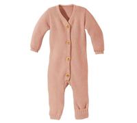 disana Baby Strick-Overall reine Bio-Merinowolle Rose 50/56