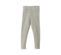 Disana Strick-Leggings Baby & Kinder - 100% Bio-Merino - atmungsaktiv, warm & weich - Unisex Gr. 62 - 140 - nachhaltig & fair dehnbar - Made in Germany | Grau Gr. 74-80