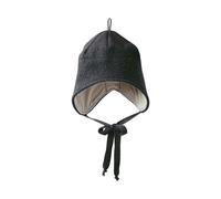 Disana Baby und Kinder Mütze Bio-Merinowolle anthrazit Gr.46-50