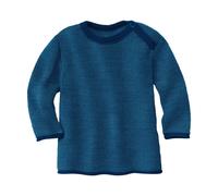 disana - Kid's Melange-Pullover - Merinopullover, Gr. 98-104, blau (Navy/Lagoon)