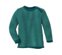 disana - Kid's Melange-Pullover - Merinopullover, Gr. 98-104, türkis (Pacific-Mint)
