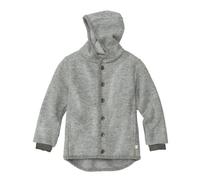disana Baby und Kinder Walk-Jacke reine Bio-Merinowolle Grau 110/116