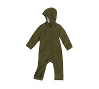 Disana Baby Walk-Overall mit Zipper Bio-Merinowolle oliv Gr.62/68