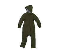 Disana Baby Walk-Overall mit Zipper Bio-Merinowolle oliv Gr.86/92