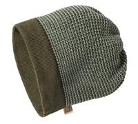 Disana Beanie Baby, Kind - 100% Bio-Merino - atmungsaktiv, bequem & weich - Unisex 42-54 cm - nachhaltig & fair - angenehme Wärme, Kopf an - Made in Germany | Oliv-Jade Gr. 2