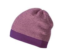 Disana Beanie bio Merinowolle Pflaume-Rosé 1