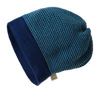 Disana Beanie Mütze Schurwolle kbT-Merinowolle Marine-Lagoon 02 (46-50 cm)