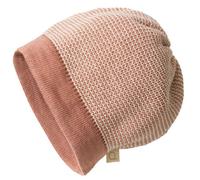 Disana Beanie Mütze Schurwolle kbT-Merinowolle Rose-Natur 02 (46-50 cm)