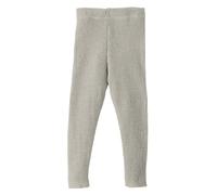 Disana Strick-Leggings Baby & Kinder - 100% Bio-Merino - atmungsaktiv, warm & weich - Unisex Gr. 62 - 140 - nachhaltig & fair dehnbar - Made in Germany | Grau Gr. 74-80