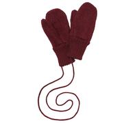 disana - gestrickte Woll-Walk-Handschuhe cassis 