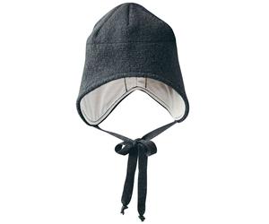 disana - gestrickte Woll Walk-Mütze grau 