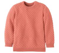 disana - Kid's Aran-Pullover - Wollpullover, Gr. 110-116, rot (Softpink)