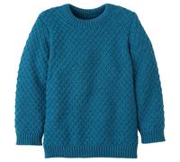 disana - Kid's Aran-Pullover - Wollpullover, Gr. 122-128, blau (Taubenblau)