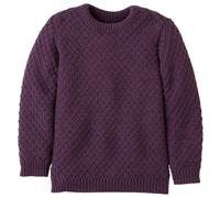 disana - Kid's Aran-Pullover - Wollpullover, Gr. 122-128, lila (Aubergine)