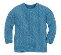 disana - Kid's Leinen-Pullover - Pullover, Gr. 98-104, blau (Taubenblau)