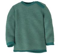 disana - Kid's Melange-Pullover - Merinopullover, Gr. 86-92, türkis (Eukalyptus/Jade)