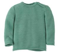 disana - Kid's Melange-Pullover - Merinopullover, Gr. 86-92, türkis (Jade)