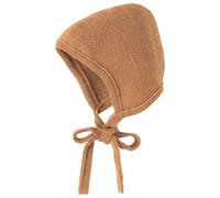 disana - Kid's Strick-Häubchen - Mütze, Gr. 36 cm-40 cm 36-40 cm, braun (Karamell)