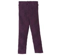 Woll Leggings aubergine warm und mitwachsend 98/104