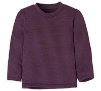 disana Kinder Strick-Pullover Uni kbT-Merinowolle Aubergine 134/140
