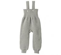 disana - Kid's Strick-Trägerhose - Overall, Gr. 74-80, grau (Grey)