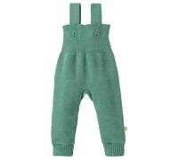 disana - Kid's Strick-Trägerhose - Overall, Gr. 74-80, türkis (Jade)