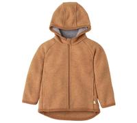 disana - Kid's Walk-Jacke Zipp - Wolljacke, Gr. 110-116, orange (Karamell)