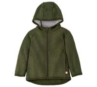 disana - Kid's Walk-Jacke Zipp - Wolljacke, Gr. 134-140, oliv (Oliv)