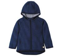disana - Kid's Walk-Jacke Zipp - Wolljacke, Gr. 74-80, blau (Indigo)