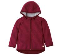 disana - Kid's Walk-Jacke Zipp - Wolljacke, Gr. 74-80, rot (Cassis)