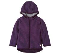 disana - Kid's Walk-Jacke Zipp - Wolljacke, Gr. 86-92, lila (Aubergine)