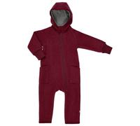 disana - Kid's Zipp-Overall - Overall, Gr. 62-68, rot (Cassis)