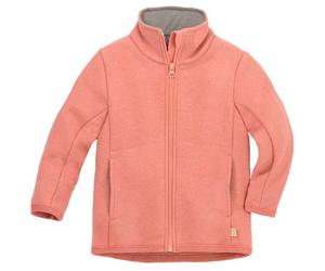 disana - Kid's Zipper-Jacke - Merinojacke, Gr. 98-104, rot (Softpink)