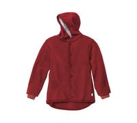 Disana Kinder Jacke mit Kapuze Bio-Merinowolle Walk bordeaux Gr.86/92