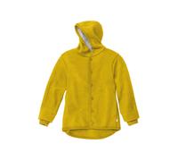Disana Kinder Jacke mit Kapuze Bio-Merinowolle Walk curry Gr.86/92