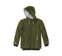 Disana Kinder Jacke mit Kapuze Bio-Merinowolle Walk Qualität oliv Gr. 98/104