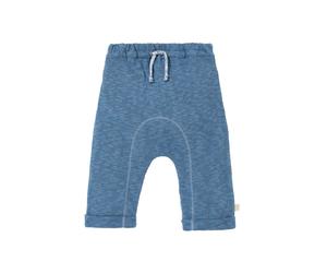 Disana Kinder Leinen-Strickhose taubenblau Gr.98/104