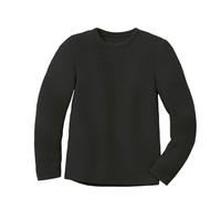 disana Kinder Linksstrick-Pullover Uni kbT-Merinowolle Anthrazit 122/128