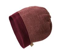 Disana Kinder Mütze Beanie Bio-Merinowolle melange-cassis-rose Gr.1 (42-46 cm)