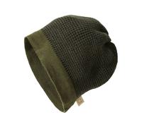Disana Kinder Mütze Beanie Bio-Merinowolle melange-olive-anthrazit Gr.1 (42-46 cm)