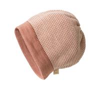 Disana Kinder Mütze Beanie Bio-Merinowolle melange-rose Gr.2 (46-50 cm)