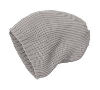 Disana Kinder Mütze Bio-Merinowolle Strick Qualität hellgrau Gr. 3