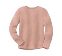 Disana Kinder Pullover Bio-Merinowolle Linksstrick rosé Gr. 86/92