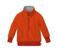 Disana Kinder Pullover Troyer Wollwalk Bio-Merinowolle orange Gr. 98/104