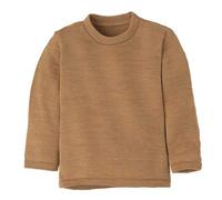 Disana Strick-Pullover Kinder - 100% Bio-Merino - atmungsaktiv Unisex Gr. 86-140 - nachhaltig & fair - schlicht, modern & perfekt zum Kombinieren - Made in Germany | Karamell Gr. 110-116