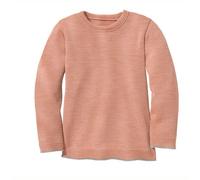 Disana Kinder Strick-Pullover unifarben kbT Schurwolle Rose 110/116